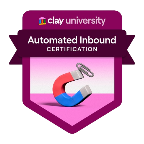 Clay Inbound Automation Certified